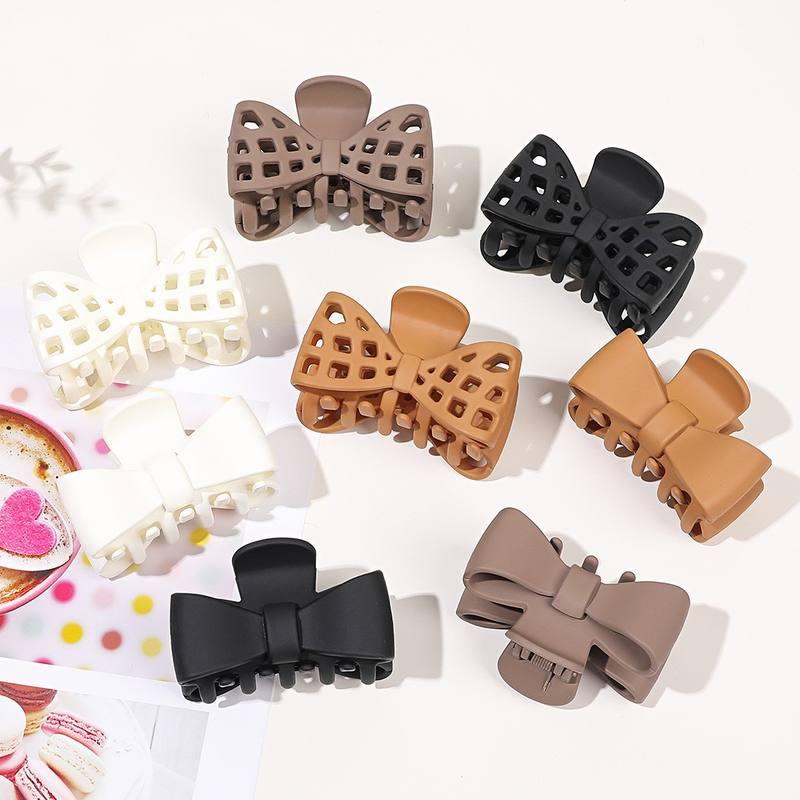 striped bow tie hairpin barrettes - MRSLM
