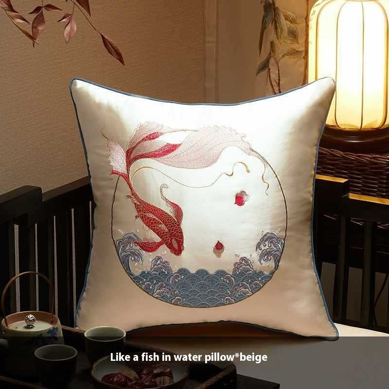 embroidery Chinese style pillow cover, view 19 - MRSLM