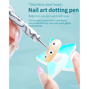 Double-ended nail art brush and dotting pen, view 5 - MRSLM