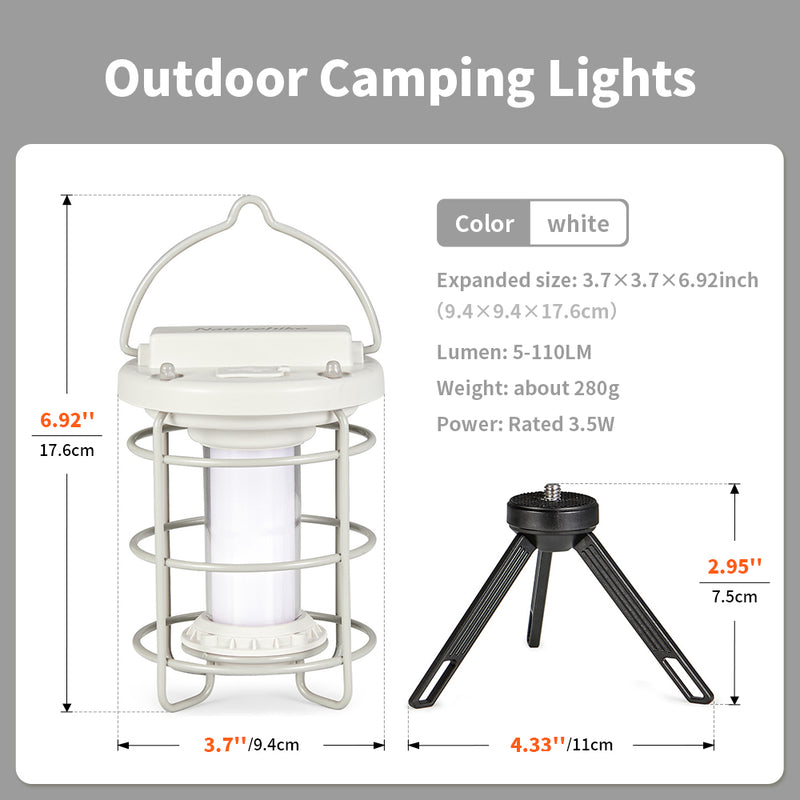 portable LED camping lantern, view 11 - MRSLM