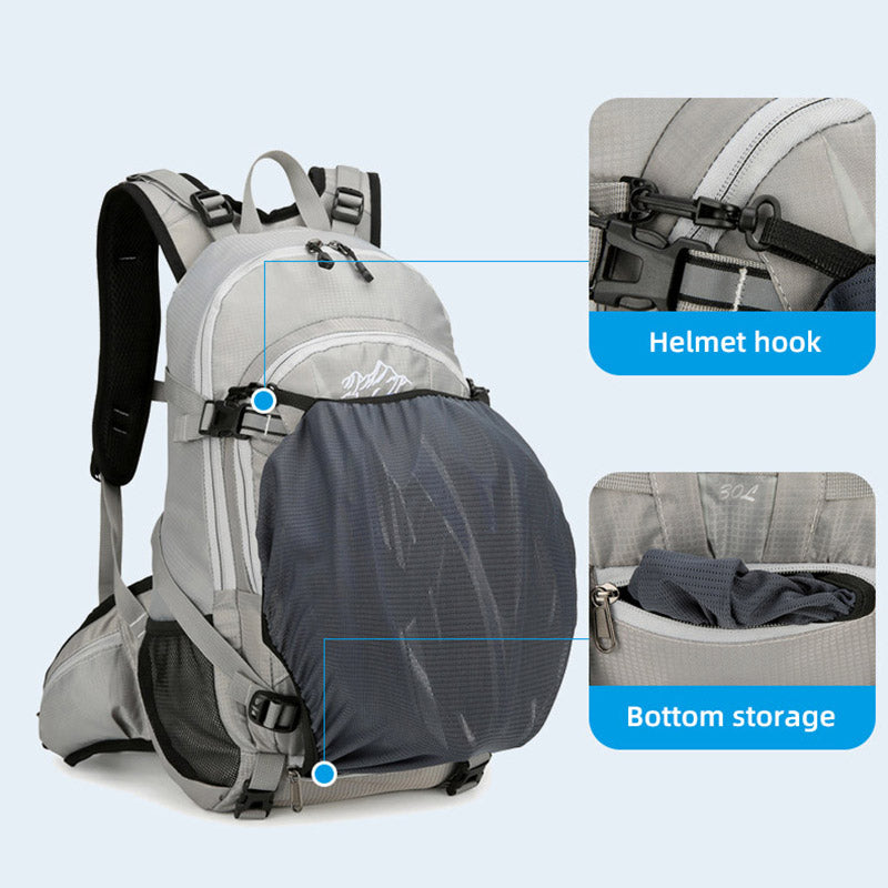 water resistant camping backpack, view 8 - MRSLM