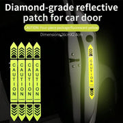 vehicle door reflective stickers, view 4 - MRSLM