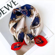 Small square silk scarf, view 8 - MRSLM