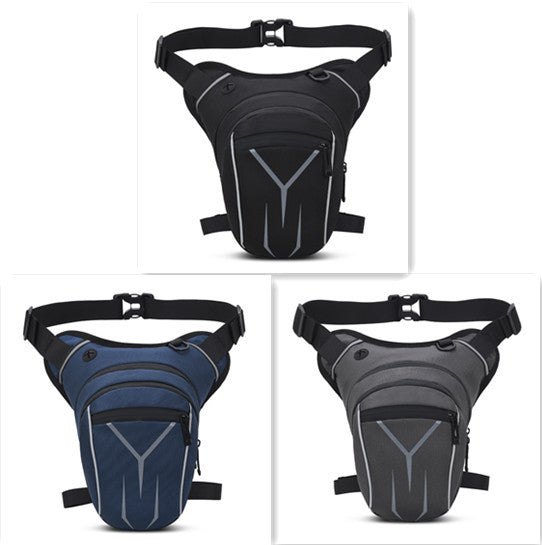Men's motorcycle crossbody waist bag, view 7 - MRSLM