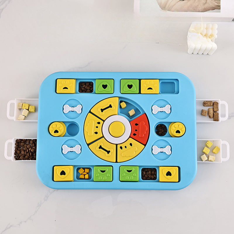 interactive dog puzzle slow feeder, view 6 - MRSLM
