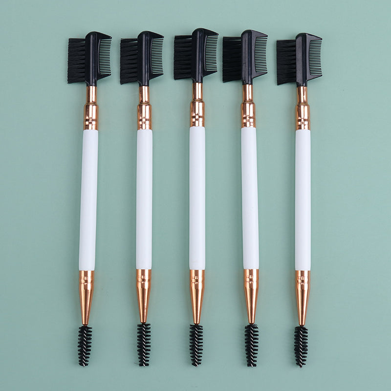 double ended eyebrow and eyelash comb brush, view 6 - MRSLM