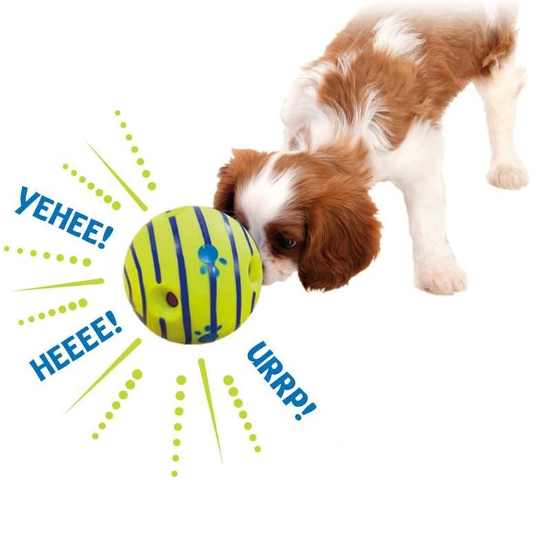 interactive giggle ball dog toy, view 6 - MRSLM