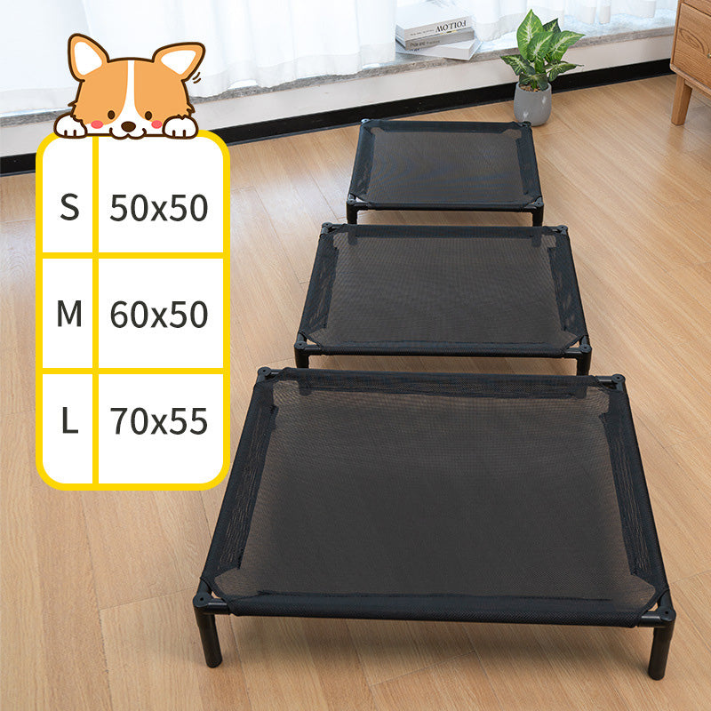 summer elevated dog bed, view 6 - MRSLM