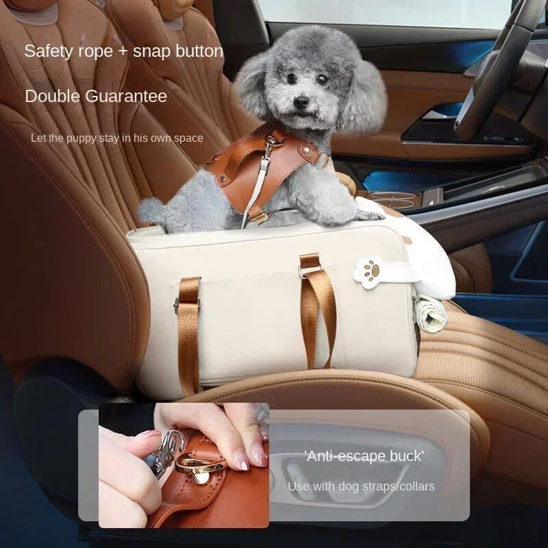 compact car seat for small dogs and cats, view 6 - MRSLM