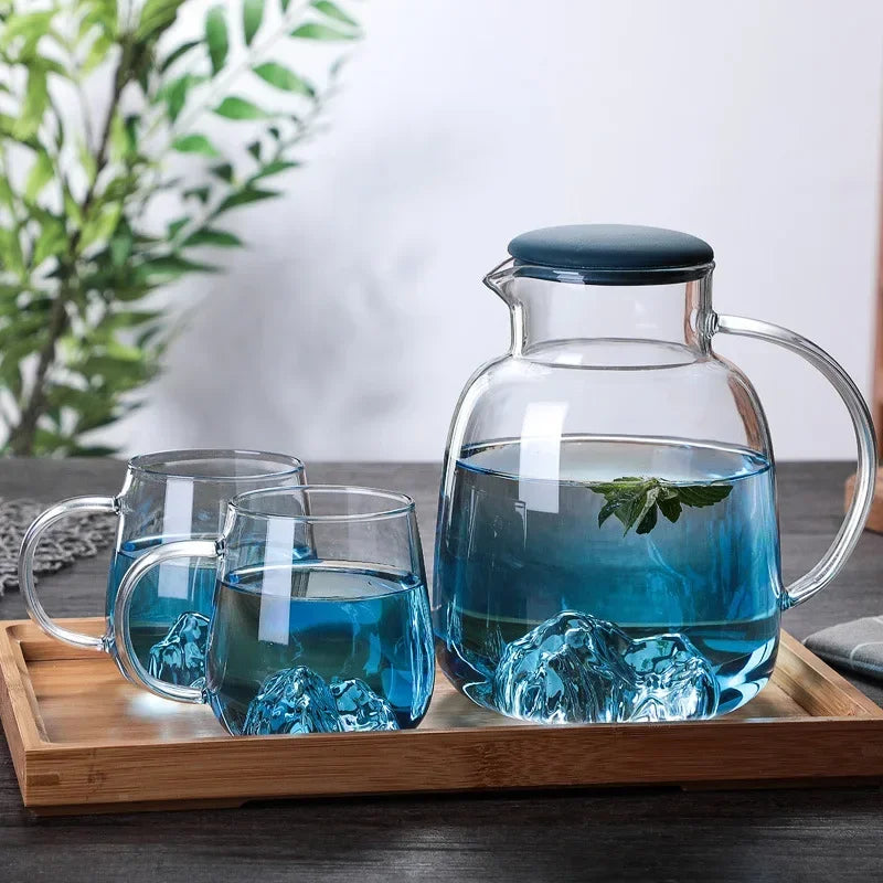 mountain gradient glass jug, view 6 - MRSLM