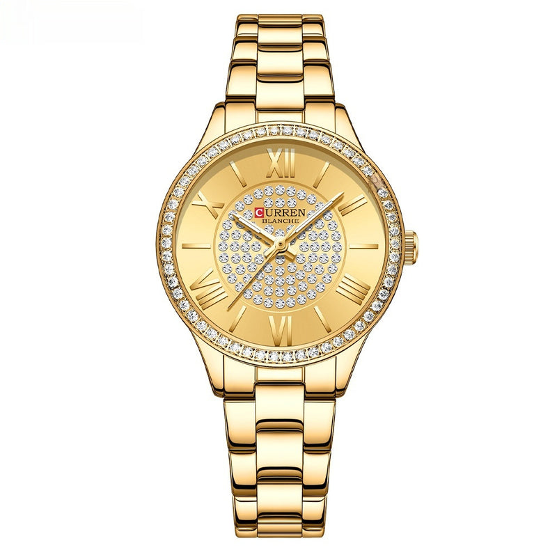 Women's casual steel strap quartz watch, view 2 - MRSLM