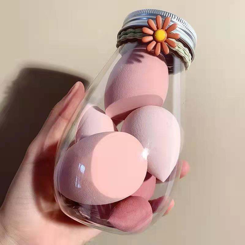 makeup sponge set with storage box, view 4 - MRSLM