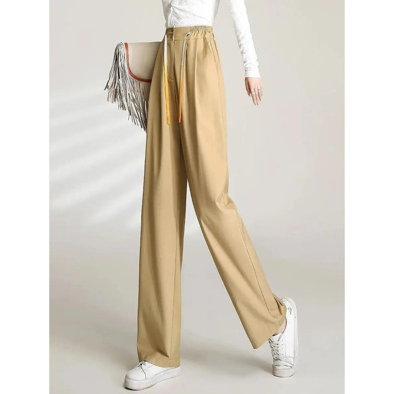 loose fit wide leg women's pants, view 4 - MRSLM