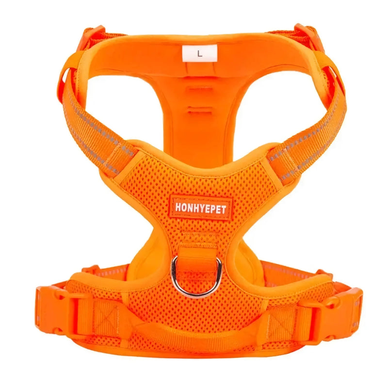 reflective nylon dog harness, view 3 - MRSLM