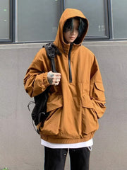 hooded half-zip windbreaker jacket, view 10 - MRSLM