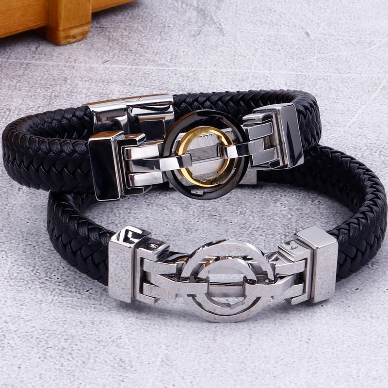 men's vintage leather bracelet - MRSLM