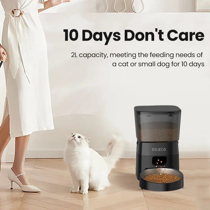 smart automatic pet feeder, view 6 - MRSLM