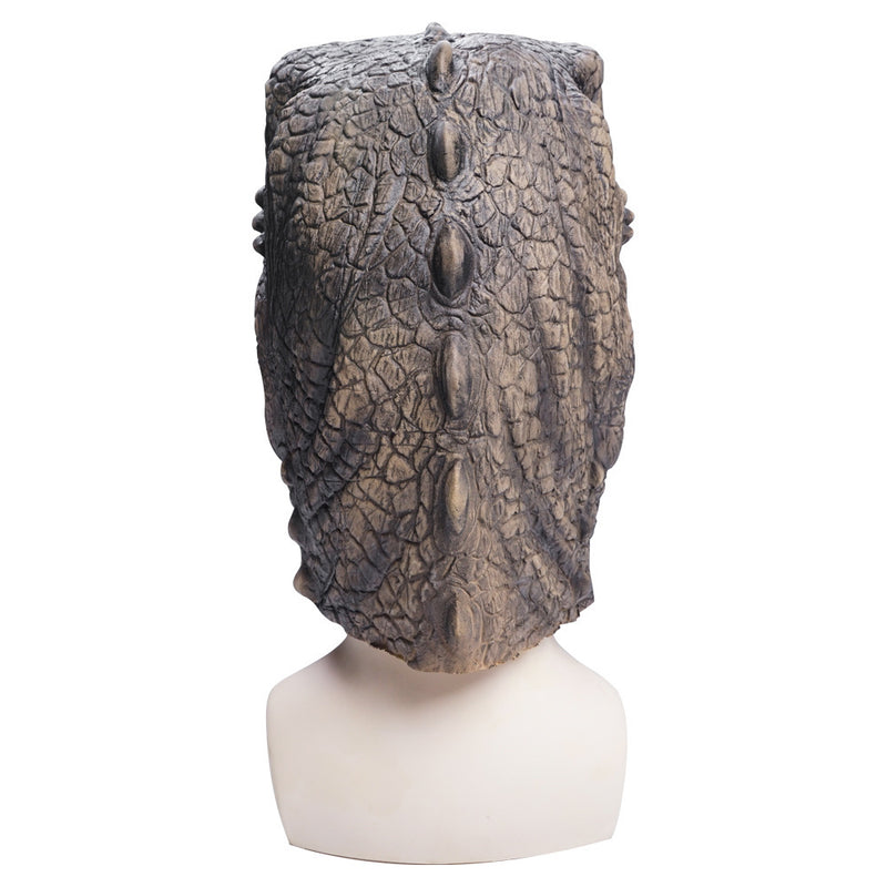 Latex dinosaur head mask, view 4 - MRSLM