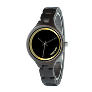 Men's wood grain watch, view 4 - MRSLM