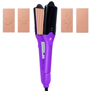 3D hair imprinting straightener and crimper, view 2 - MRSLM