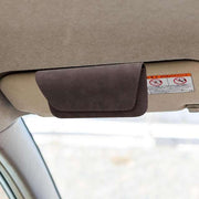 universal pu leather car glasses holder - MRSLM
