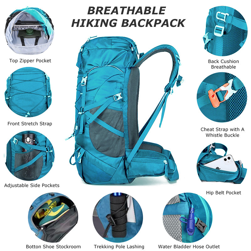 50L hiking backpack, view 8 - MRSLM