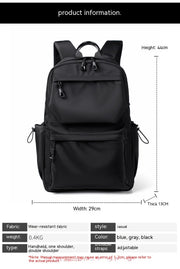 casual student backpack, view 10 - MRSLM