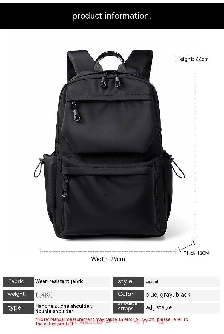 casual student backpack, view 10 - MRSLM