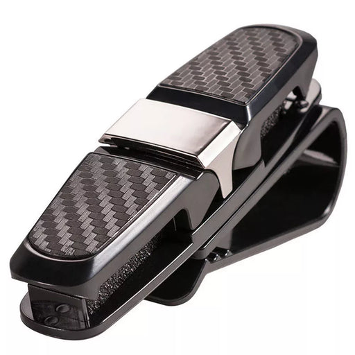 car sun visor glasses holder with card clip - MRSLM