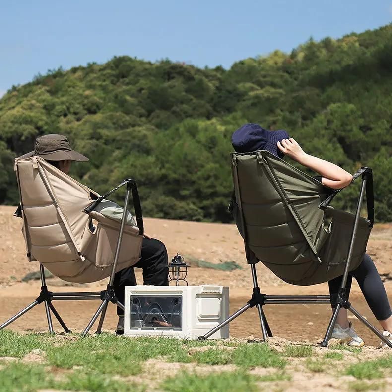 outdoor folding chair, view 9 - MRSLM