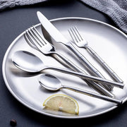 bamboo design cutlery set, view 5 - MRSLM