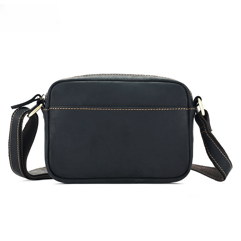 men's retro leather shoulder bag, view 6 - MRSLM