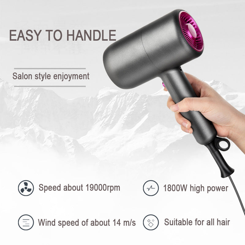 anion hair dryer with diffuser 1800W, view 3 - MRSLM