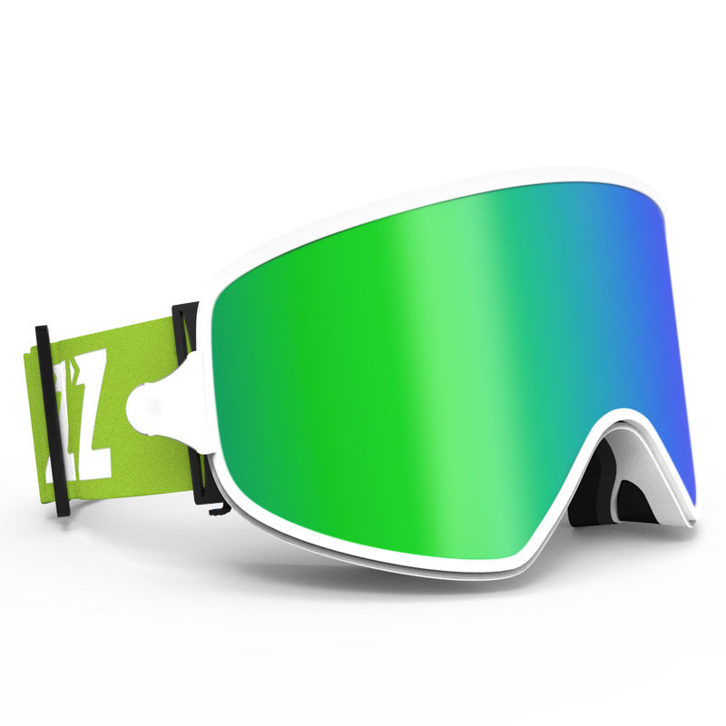 magnetic lens ski goggles, view 9 - MRSLM