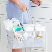 felt diaper storage bag, view 6 - MRSLM