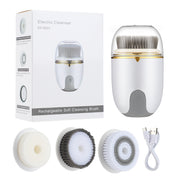 electric facial cleansing brush with 360 rotation, view 2 - MRSLM