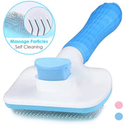 self cleaning pet brush, view 4 - MRSLM