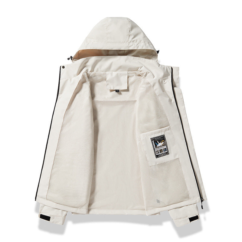 thin hooded hiking jacket, view 4 - MRSLM