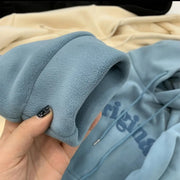 women's thick fleece hooded sweatshirt, view 6 - MRSLM