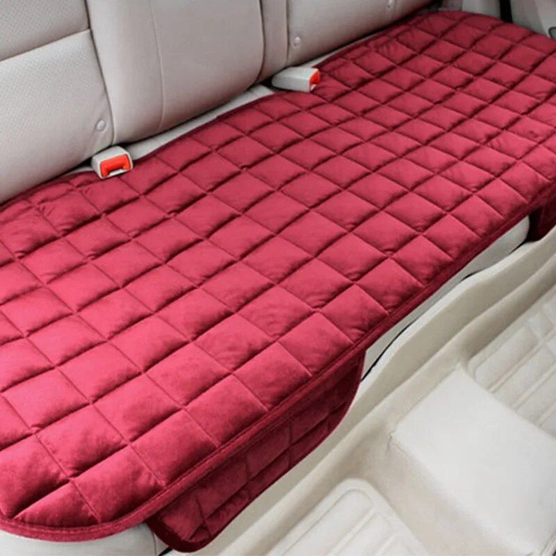 universal plush car seat cover, view 5 - MRSLM