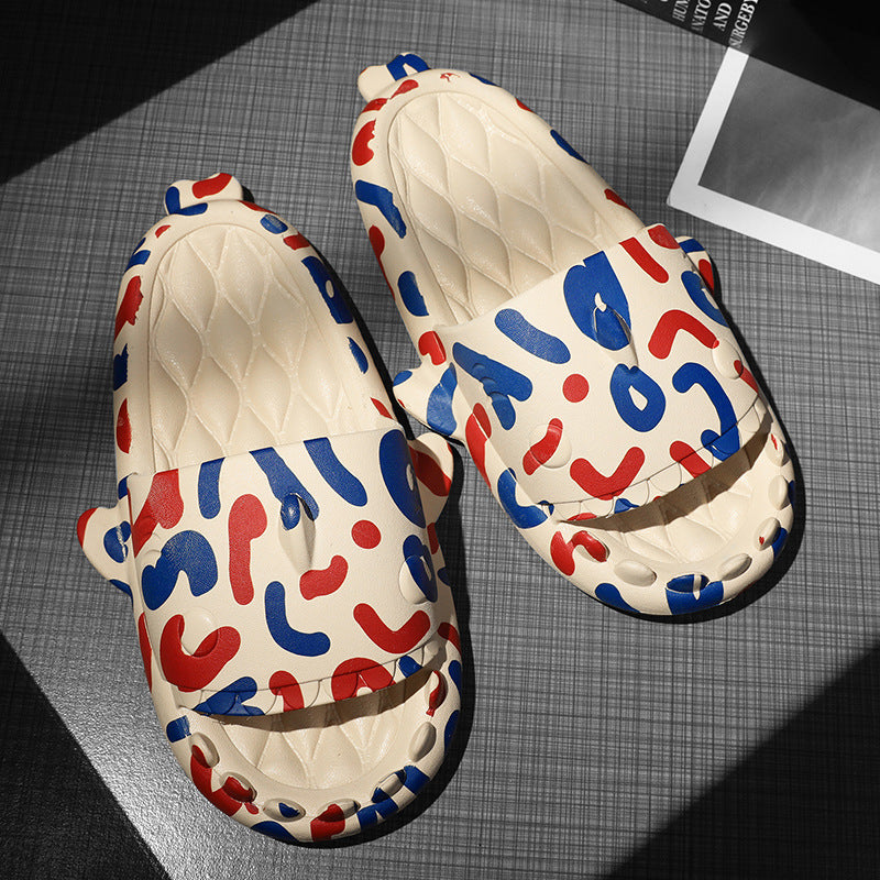 cute shark couple casual slippers, view 2 - MRSLM