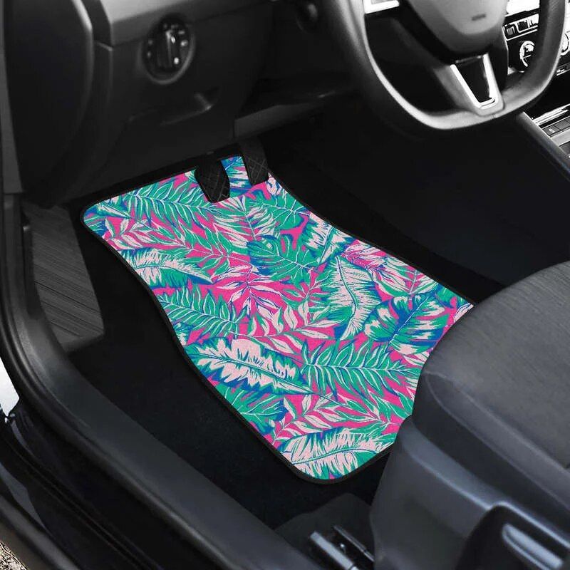 tropical blossom car floor mats, view 4 - MRSLM