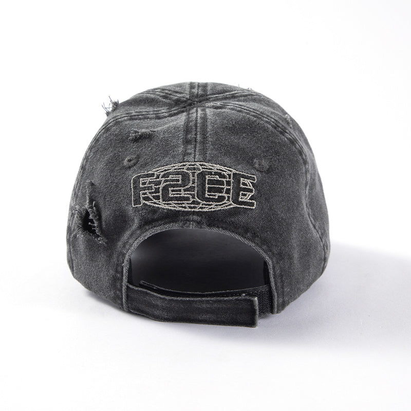 adjustable black cotton cap, view 4 - MRSLM