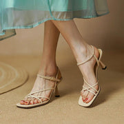 elegant high heel sandals for women, view 4 - MRSLM