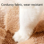 cozy winter pet bed sofa, view 5 - MRSLM