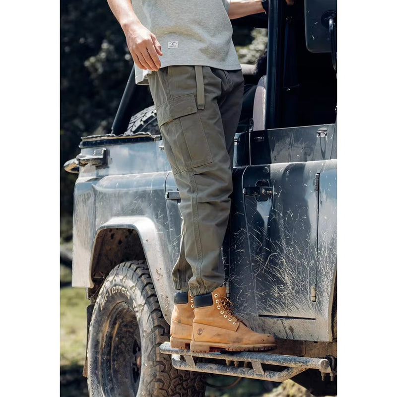 loose tapered cargo pants for men, view 6 - MRSLM