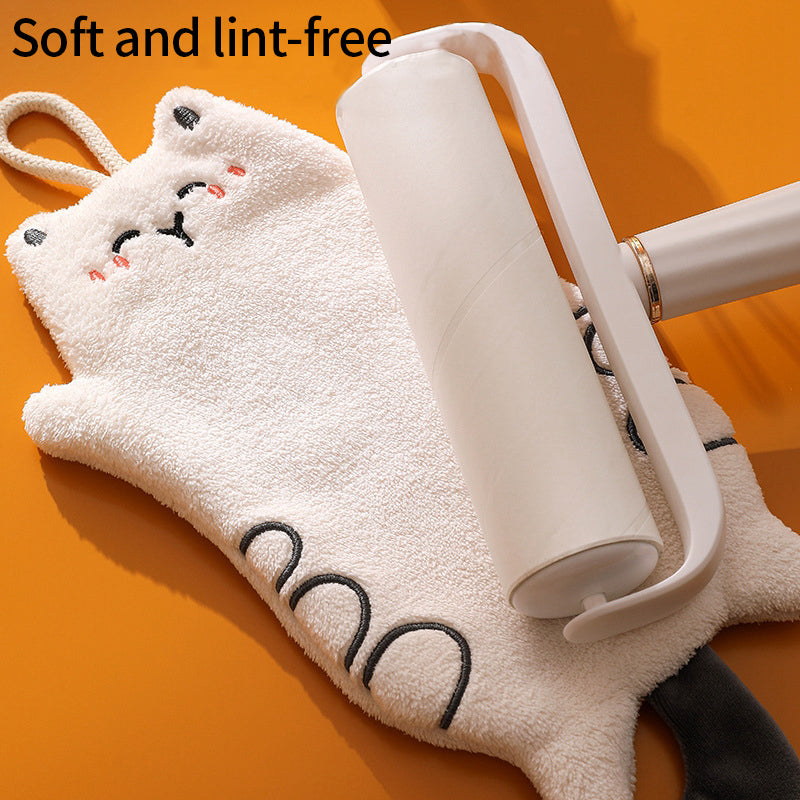 cute cat hanging hand towel, view 7 - MRSLM