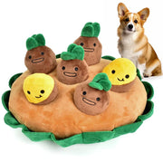 interactive plush dog puzzle toy, view 2 - MRSLM