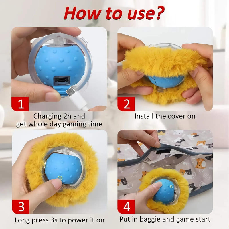 interactive electric cat toy, view 4 - MRSLM