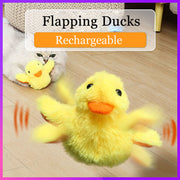 interactive flapping duck cat toy, view 3 - MRSLM